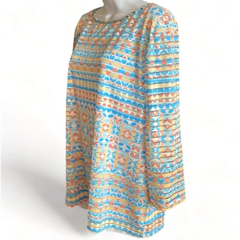 RUBY Rd Embellished Collar Top - Picture 1 of 9